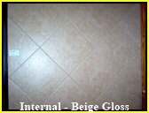 Internal - Beige Gloss Floor Tile