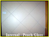Internal - Cream Gloss Floor Tile