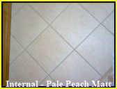 Internal - Pale Peach Matt Floor Tile